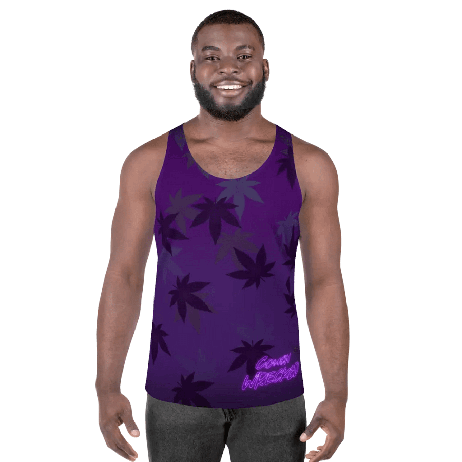 Tank Top Leafy Purple product image (5)