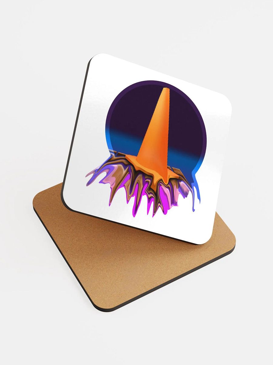 leadbman melted logo coaster product image (6)