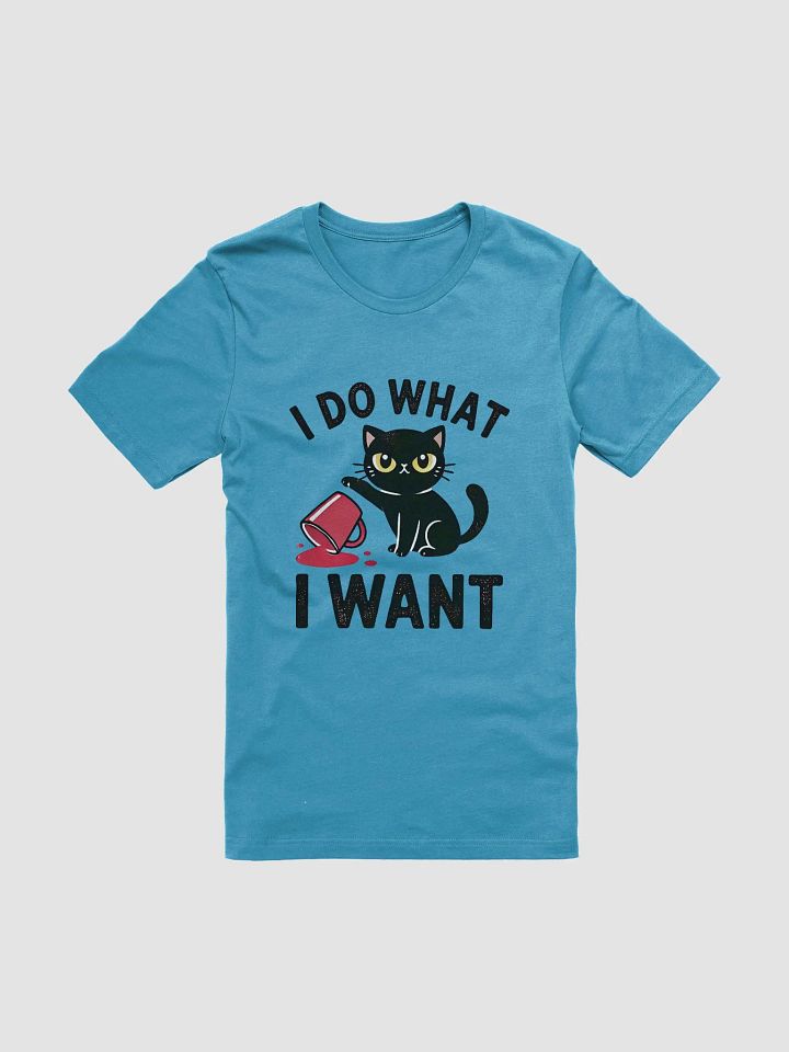 I Do What I Want - Sassy Black Cat T-Shirt product image (1)