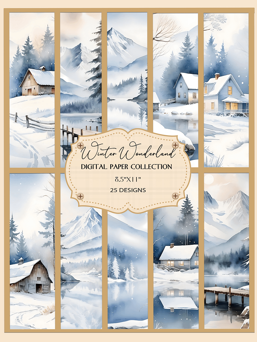Winter Wonderland Digital Art Collection product image (1)