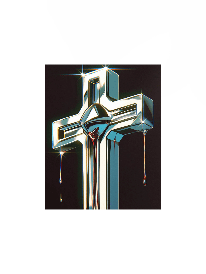 Metallic Cross Matte Poster product image (6)