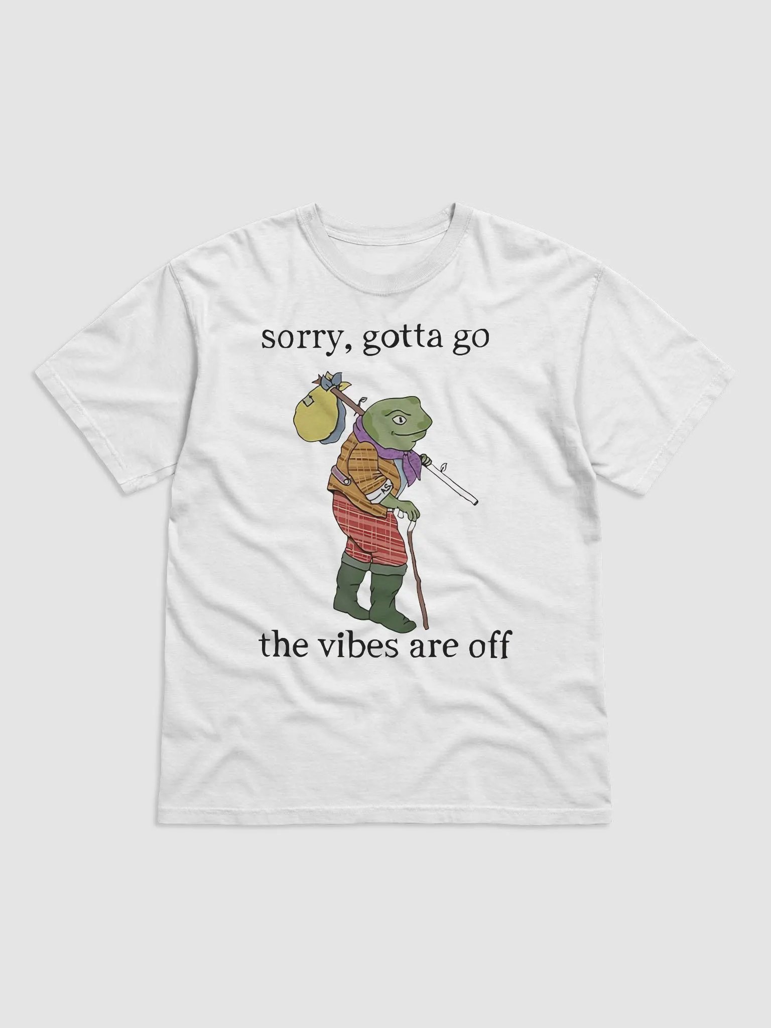 Sorry Gotta Go The Vibes Are Off Shirt product image (106)