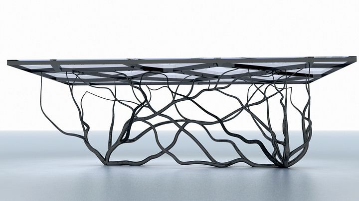 Voronoi Shortest Walk Parametric Furniture Design Grasshopper Rhino Files Download product image (2)