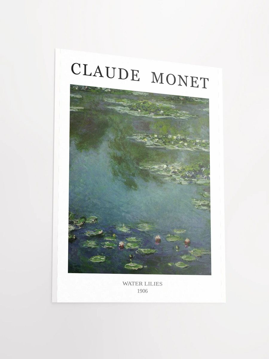 Classic art poster 'Water Lilies' by Claude Monet product image (10)