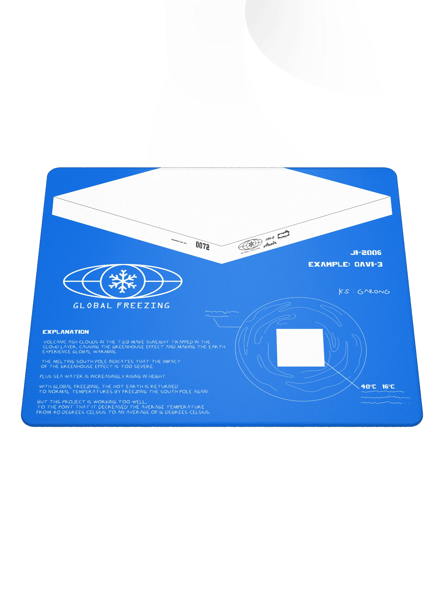 DESKMAT | GLOBAL FREEZING product image (3)
