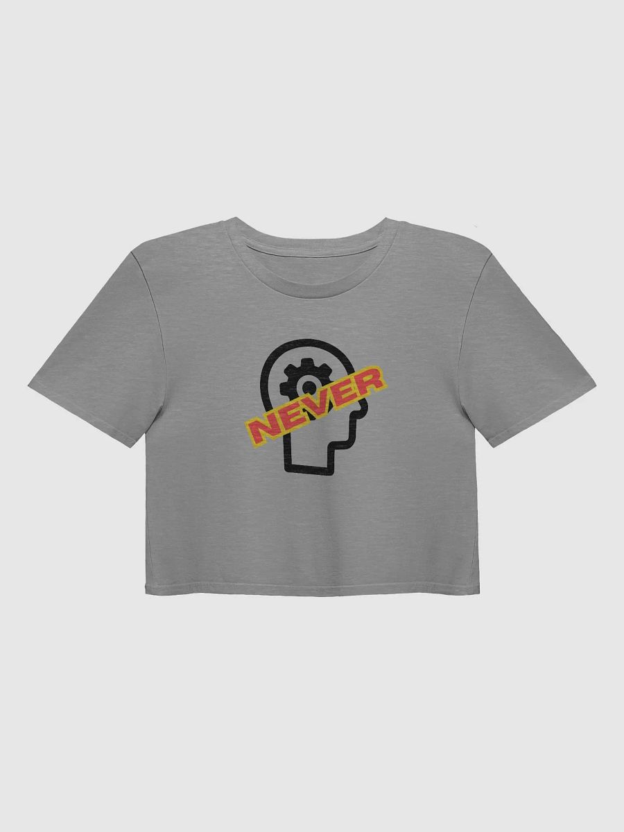 NEVER MIND Bold Statement Crop Top product image (1)