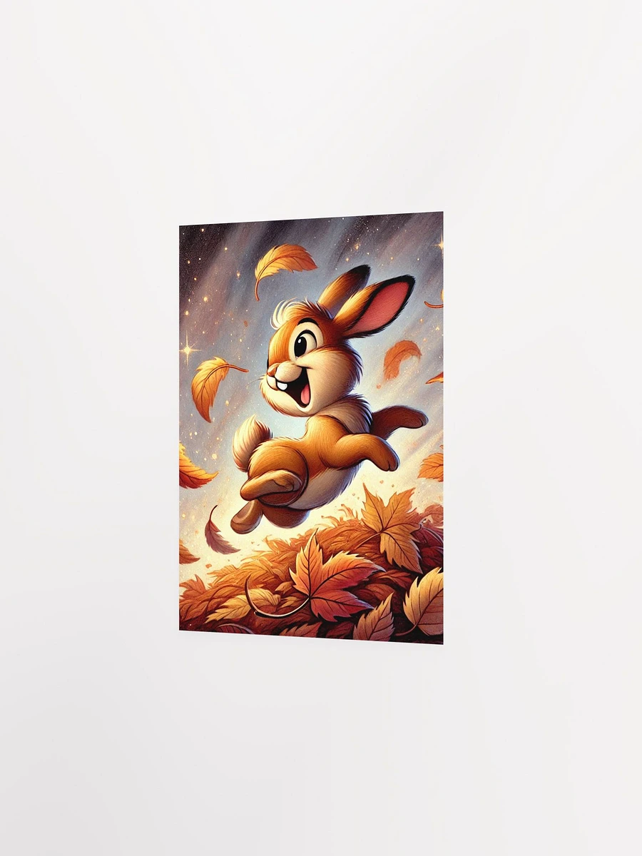 Autumn Leaves Bunny Rabbit Premium Matte Poster product image (15)