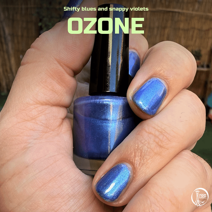 OZONE - Blue Violet Shimmer Nail Polish product image (1)