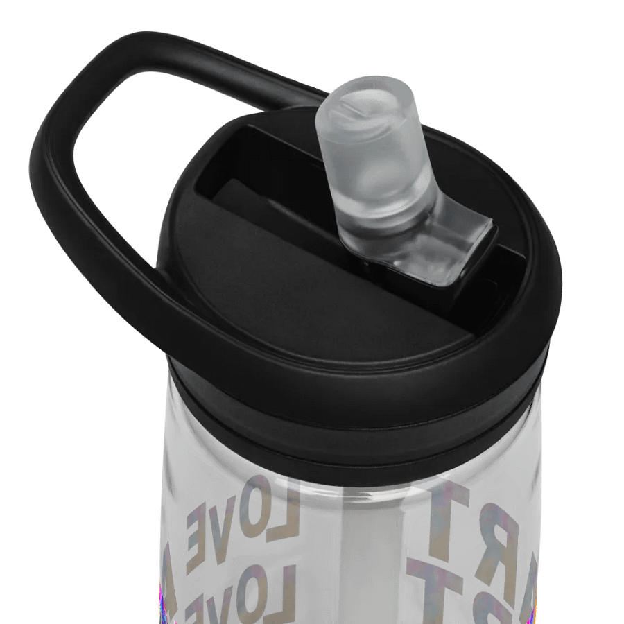 Camelback water bottle with trendy artful  design 'I Love Art' design. product image (7)