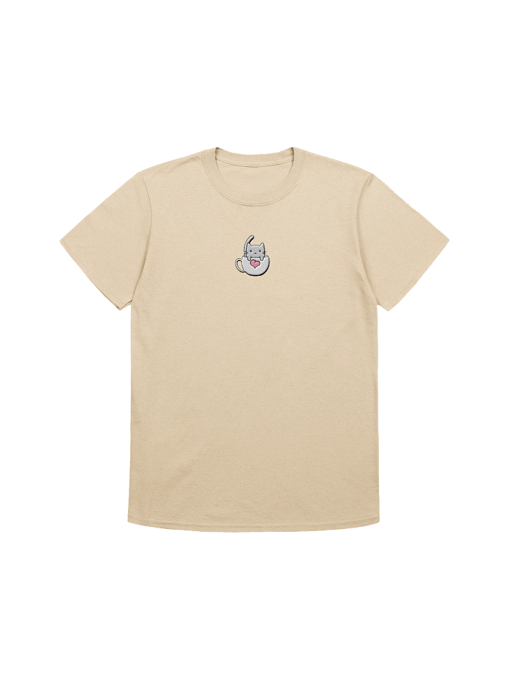 Softie's Café Logo T-Shirt || Centered, Embroidered product image (99)