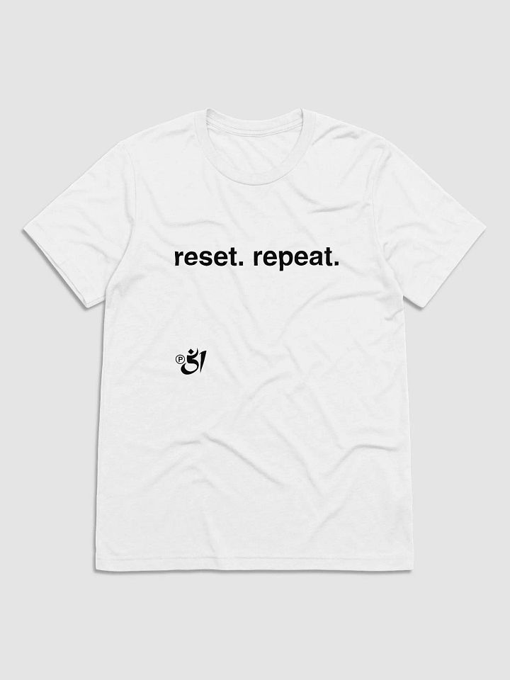 reset. repeat. tee product image (1)