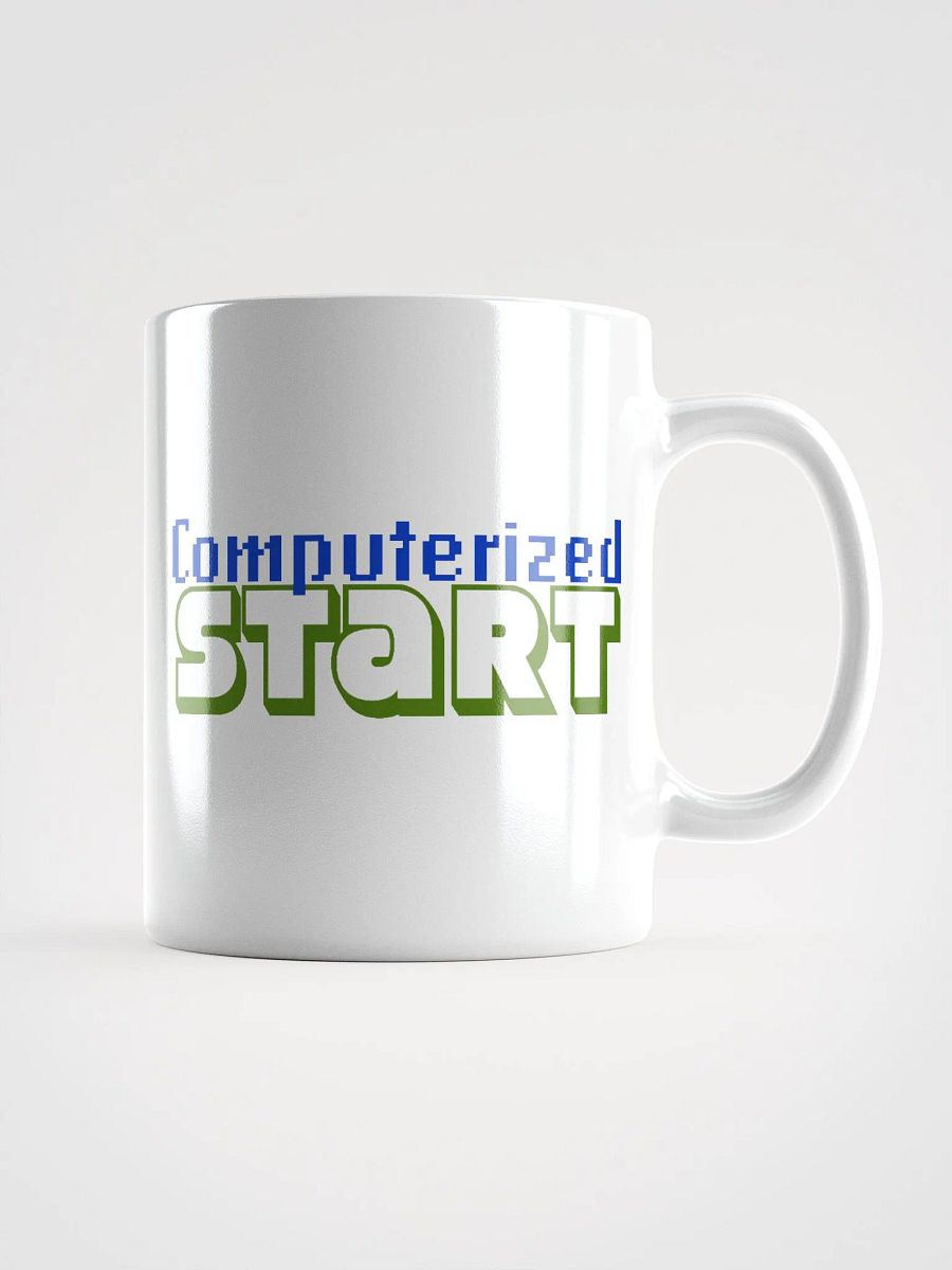 Computerized Start™ White Glossy Mug product image (2)