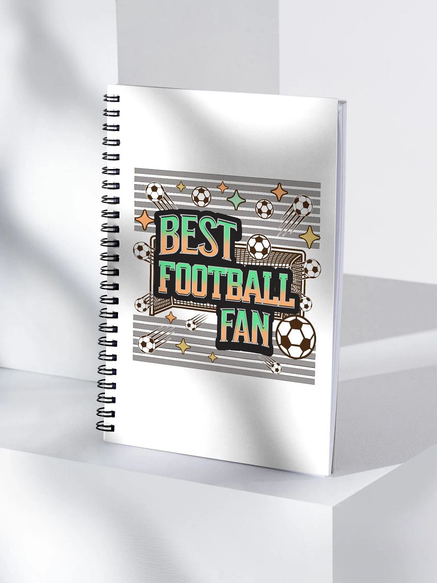 Best Football Fan Fanatic Spiral Notebook product image (3)