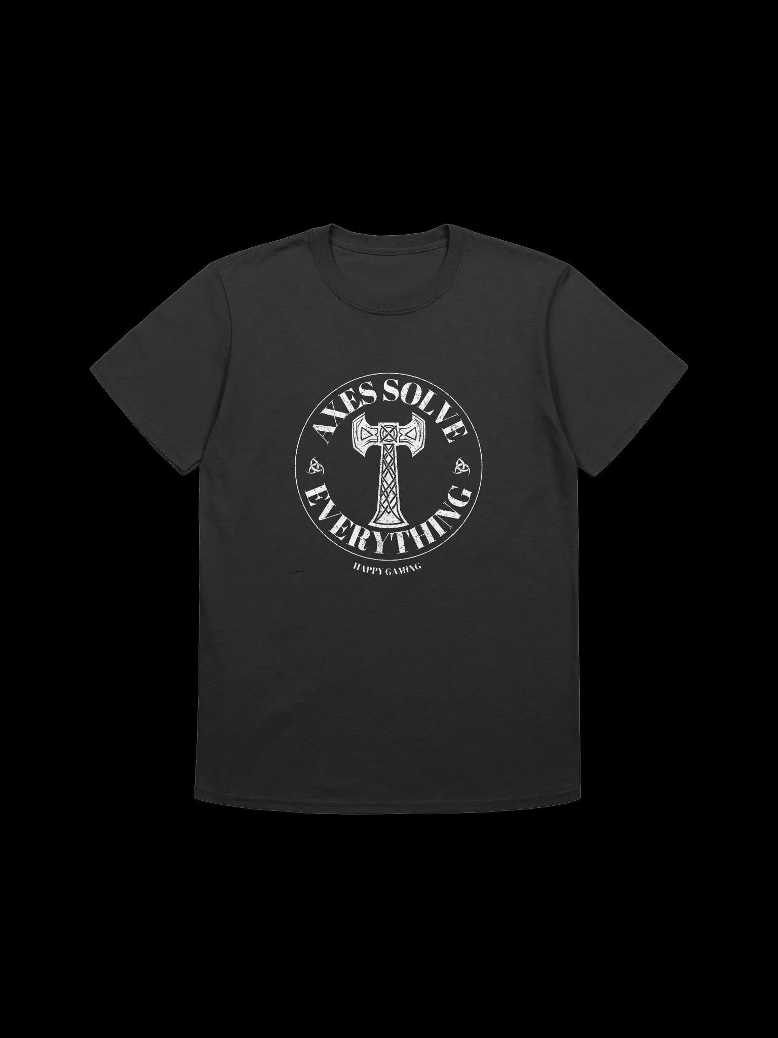 Axes Solve Everything - Gamer T-Shirt product image (1)
