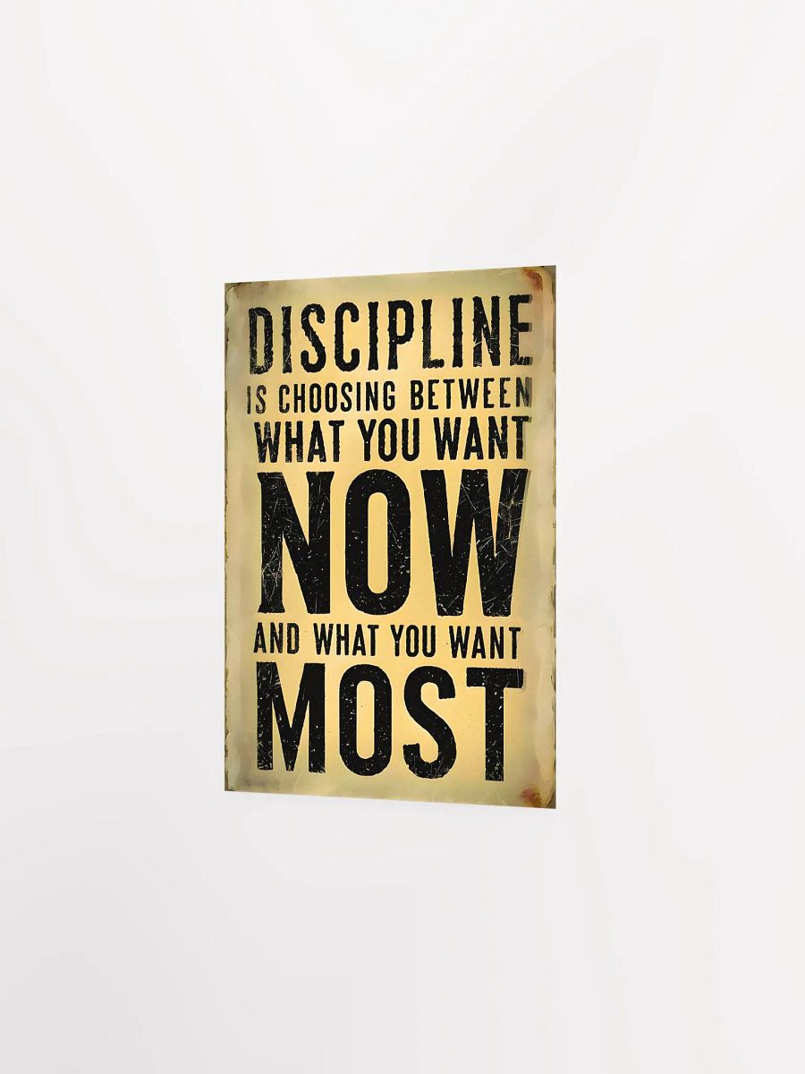 Get Disciplined - Quote Poster product image (8)