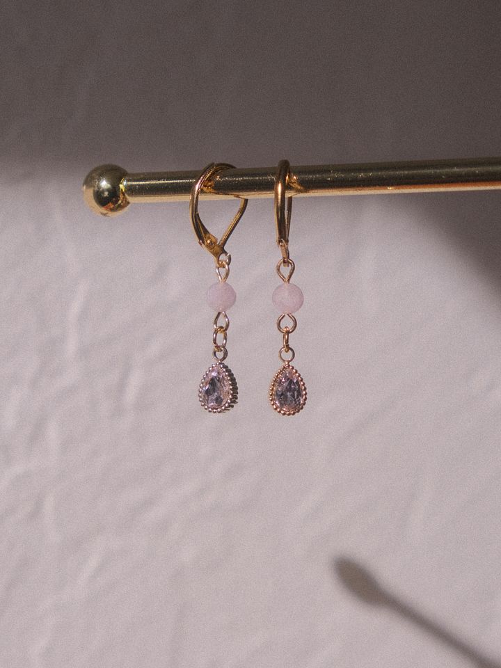 Tender teardrops - Kunzite earrings product image (2)