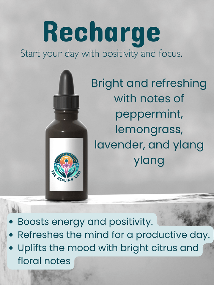 Recharge - Pure Essential Oil Blend for Diffusers, Humidifiers, and Room Sprays product image (1)