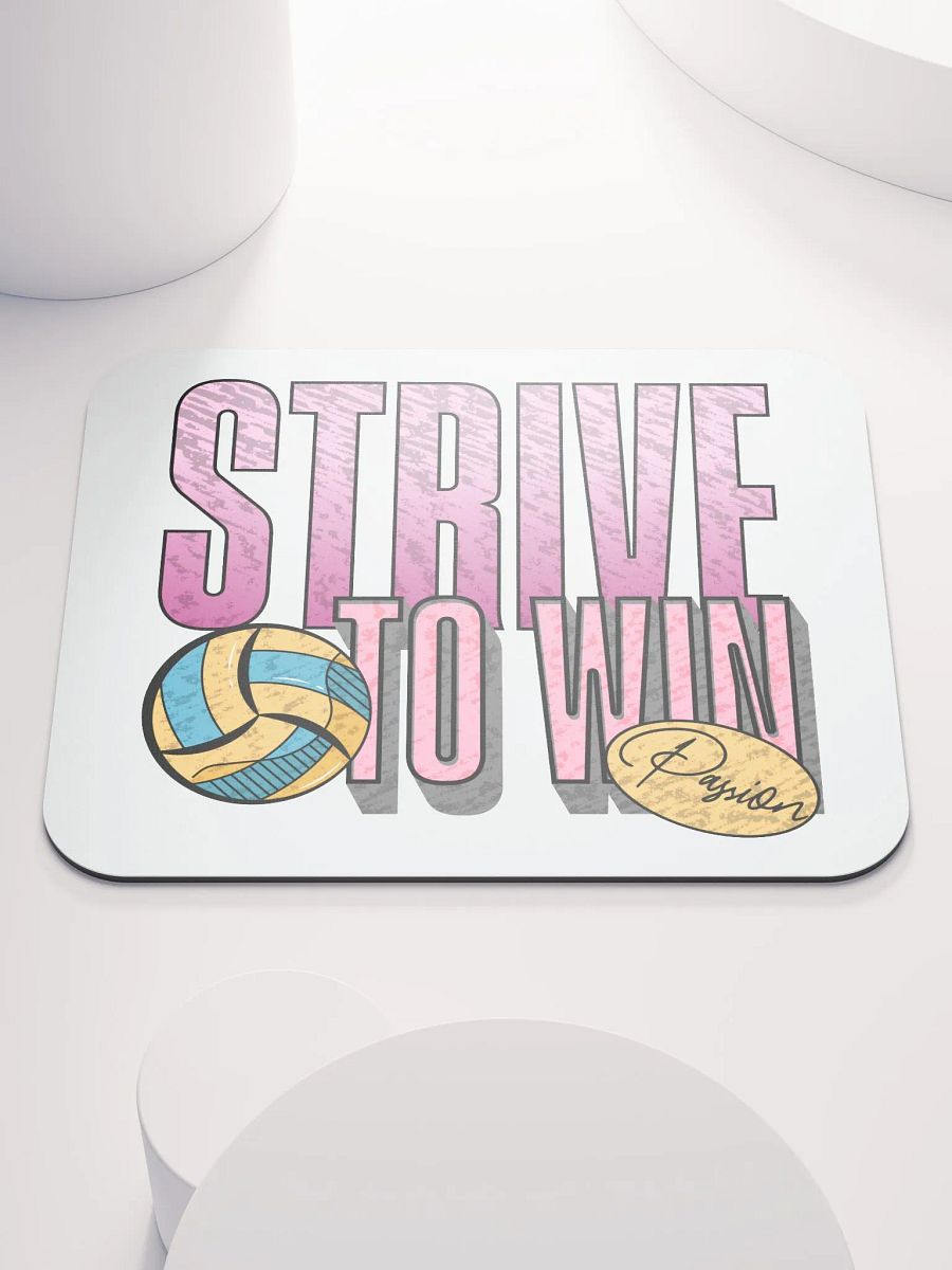 Strive To Win Passion Volleyball Mouse Pad product image (1)