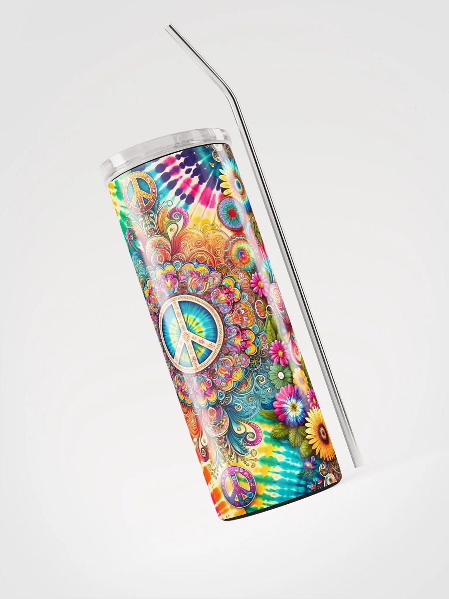 Psychedelic Peace Stainless Steel Tumbler product image (4)