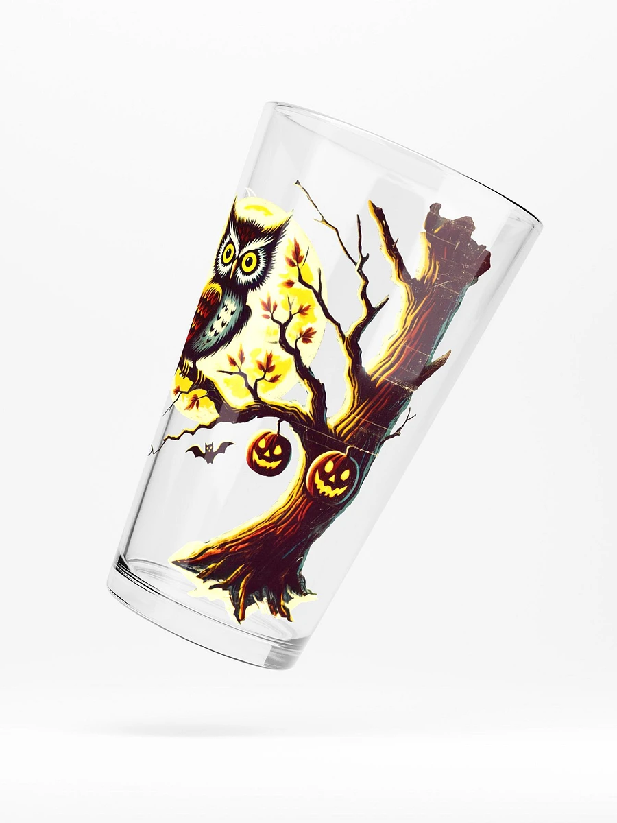 Owl Full Moon 16 oz Glass - Spooky Glassware product image (5)