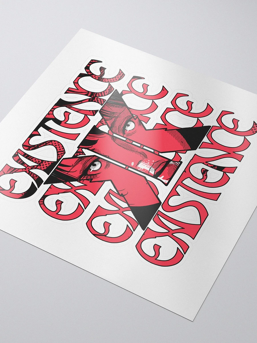 Punched Raw Typography Slap Sticker product image (4)