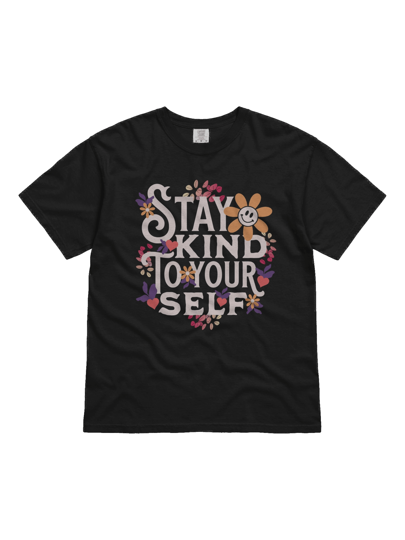 Stay Kind To Yourself Floral Tee product image (5)