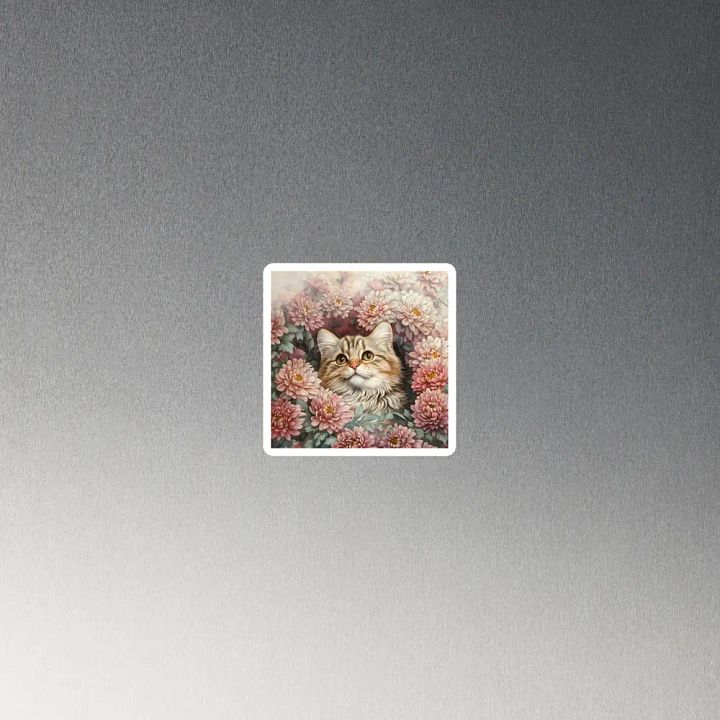 Chrysanthemum Cat Magnets product image (4)