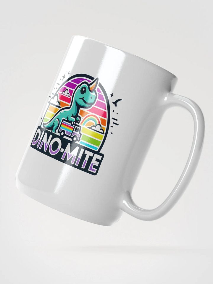 DINO-MITE White Glossy Mug product image (2)