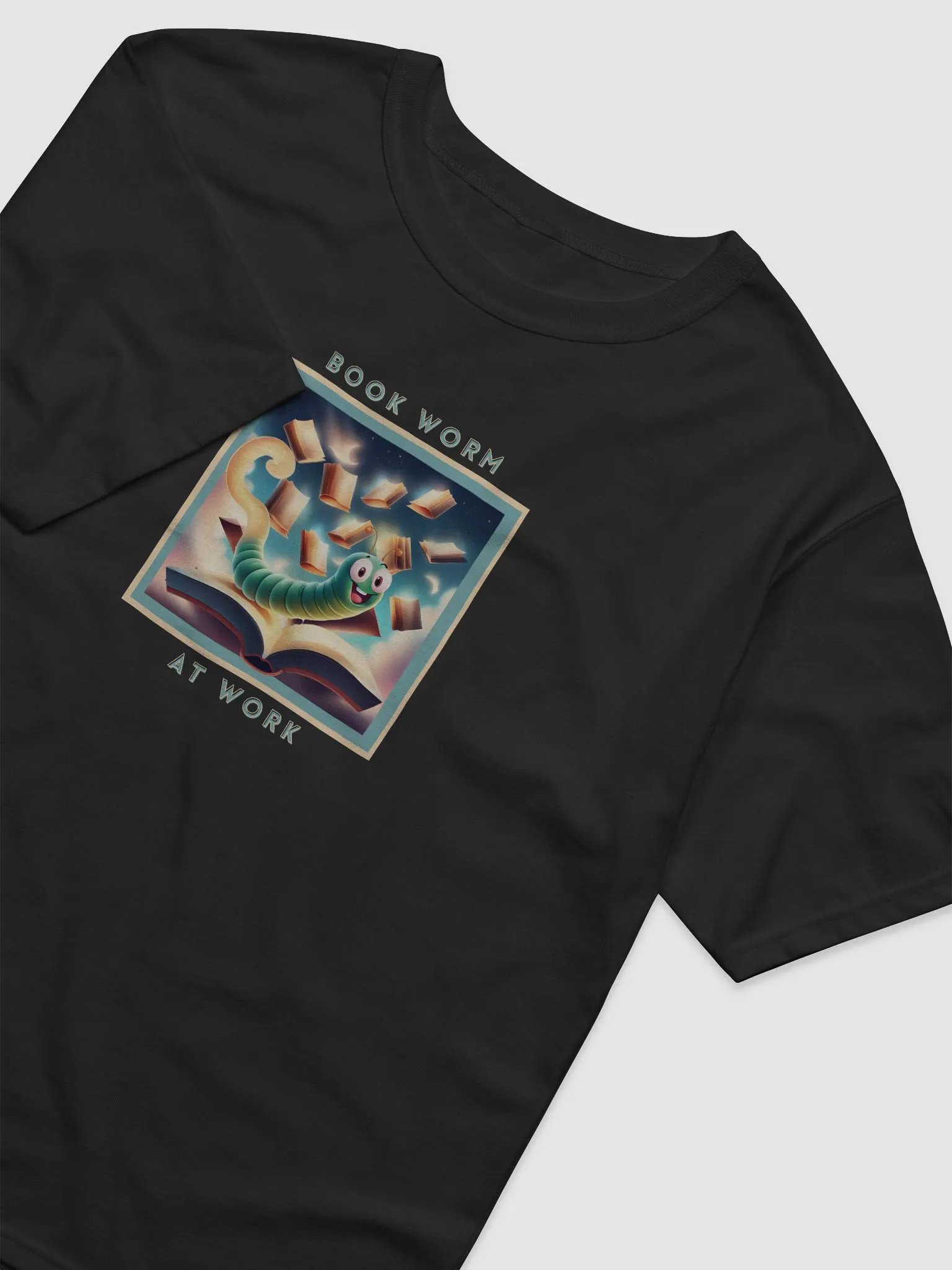 Book Worm at Work Relaxed Fit T-Shirt product image (15)
