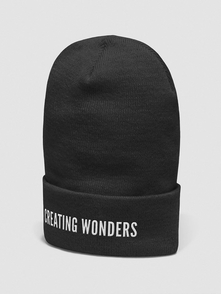 Creating Wonders - Black Beanie product image (2)