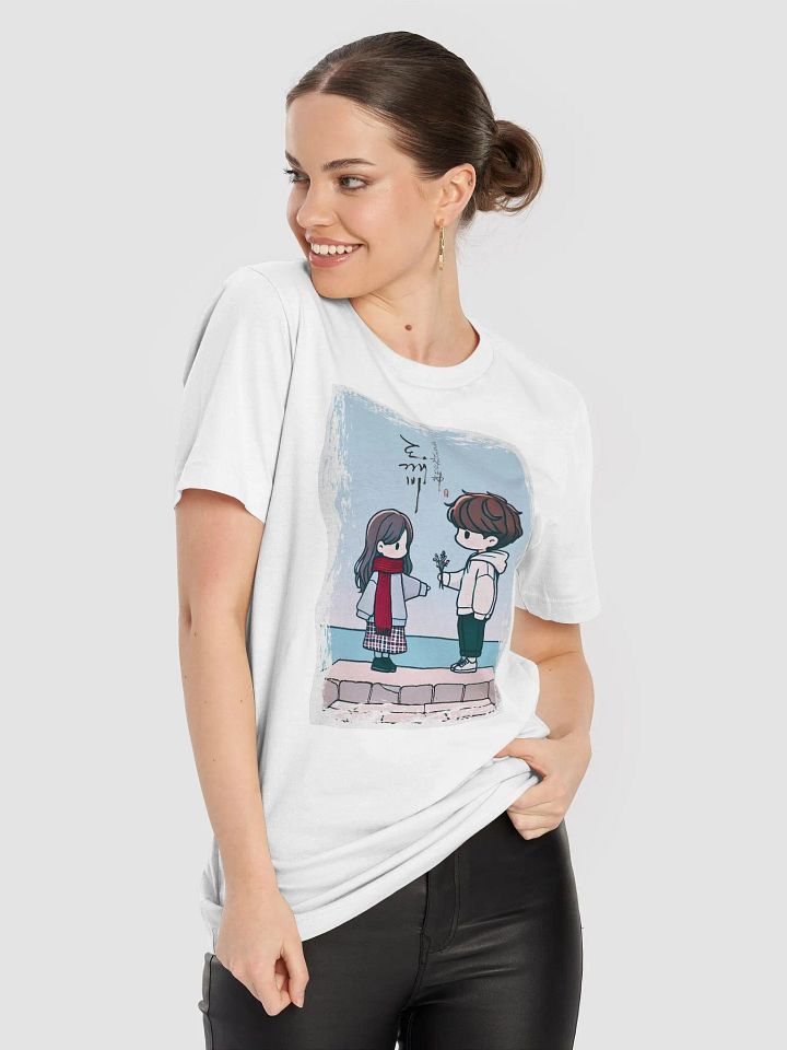 Goblin: The Lonely and Great God Ocean Scene White T-Shirt (Korean) product image (1)