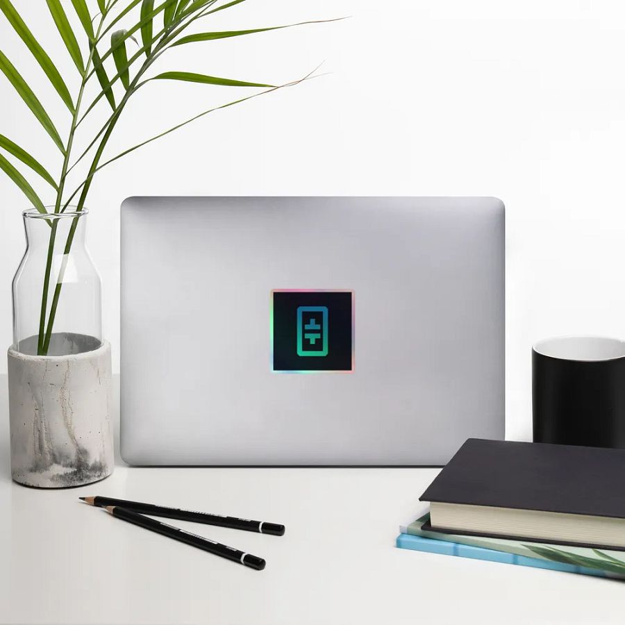Theta's Logo- [Holographic Sticker product image (12)