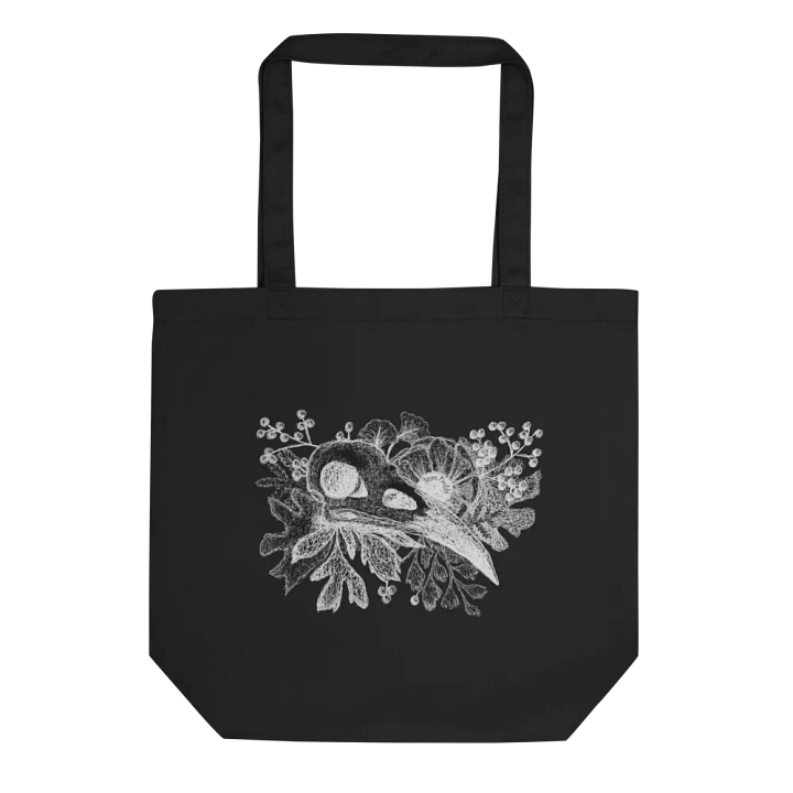 Inverted Raven Skull Eco Tote product image (1)