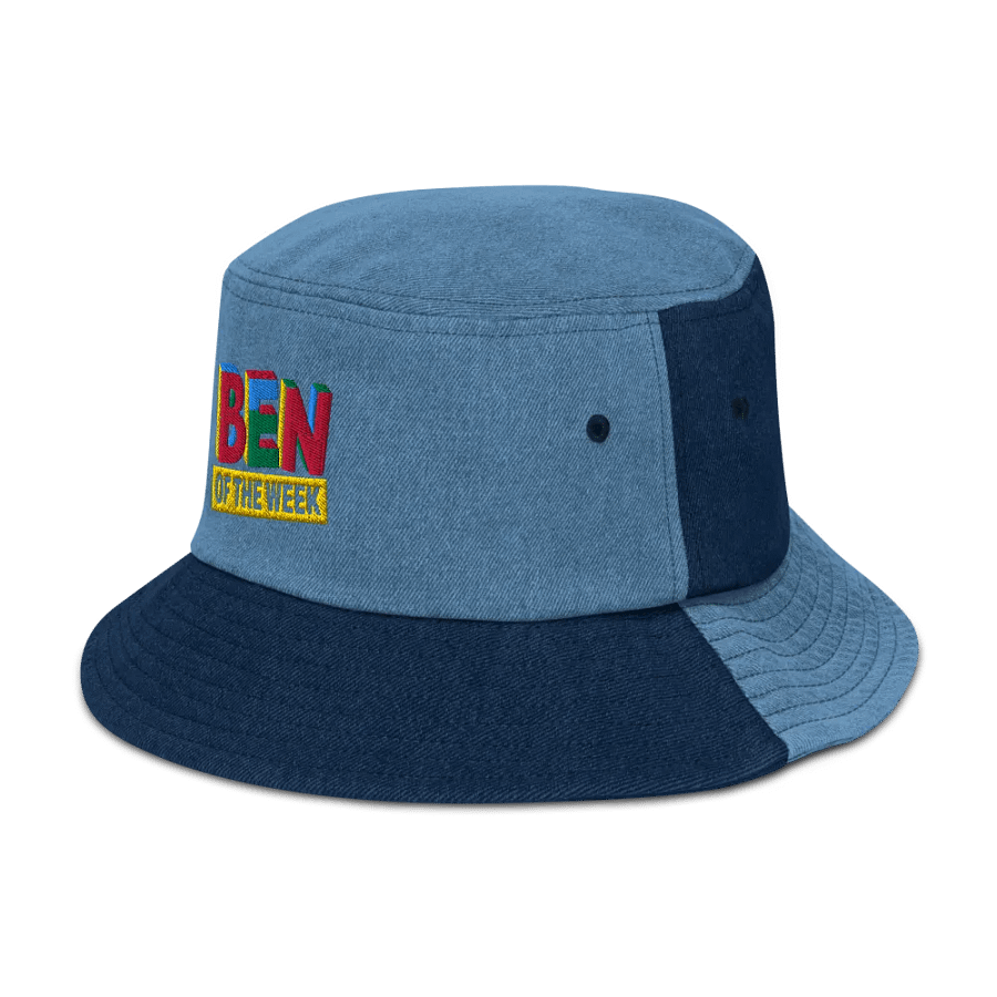 ben of the week bucket hat denim product image (4)