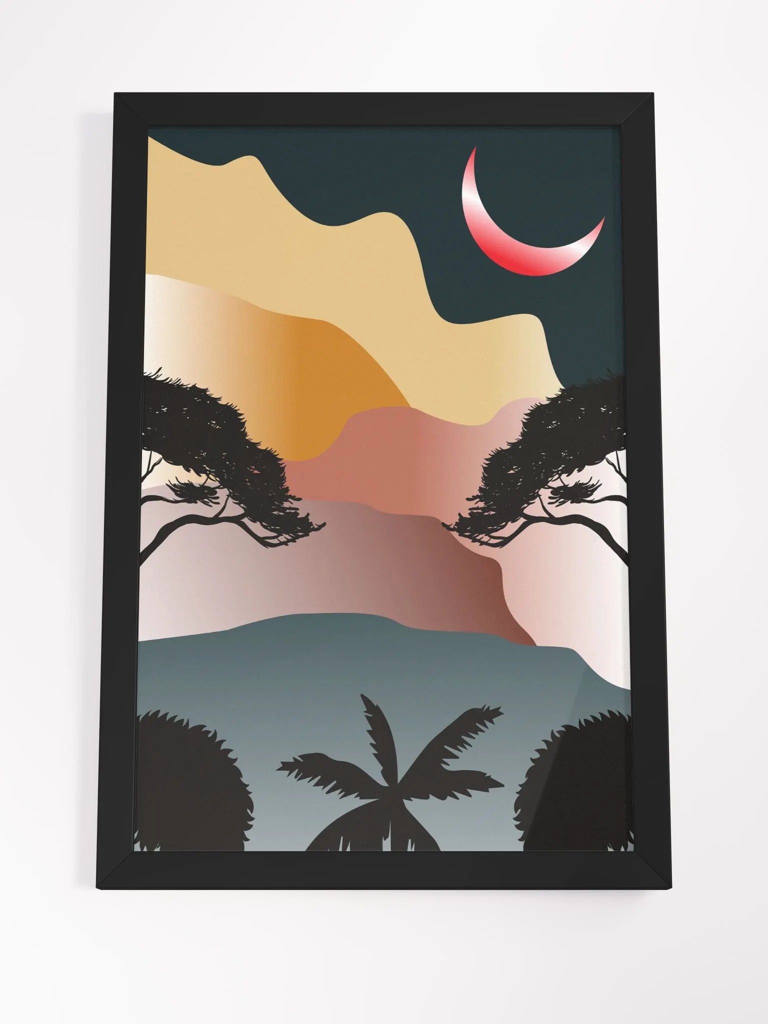 Ethereal Moonlit Landscape Poster product image (21)