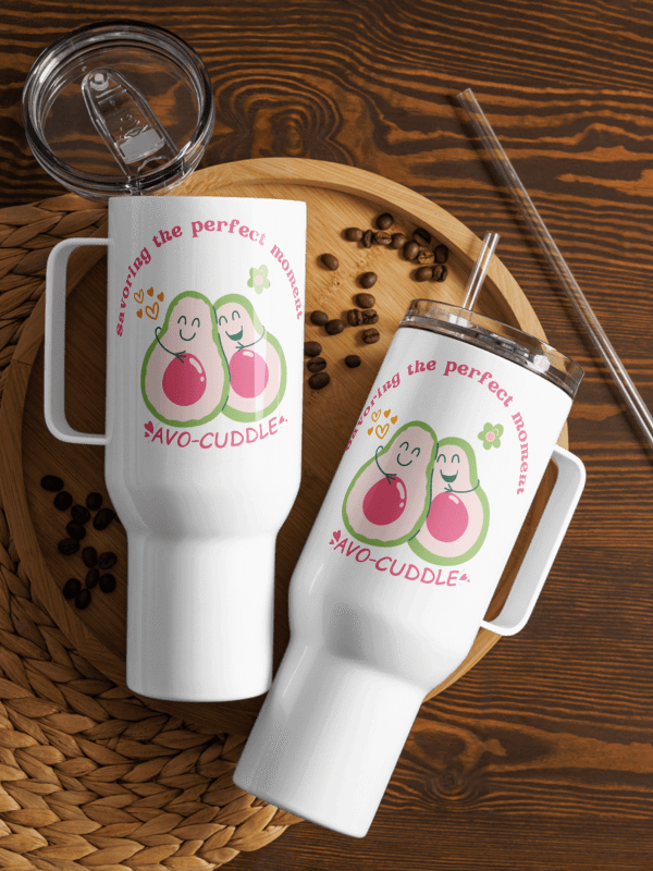 Avocado Avo-Cuddle Insulated Travel Mug – Cute & Durable 25oz Tumbler! product image (13)