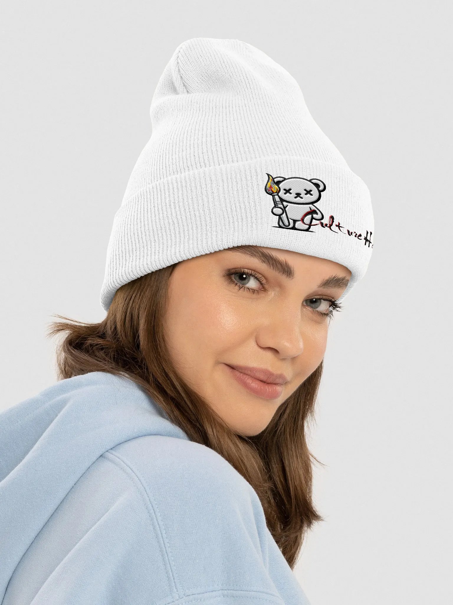 Culture Haus Cuffed Beanie - Culture Bear product image (4)