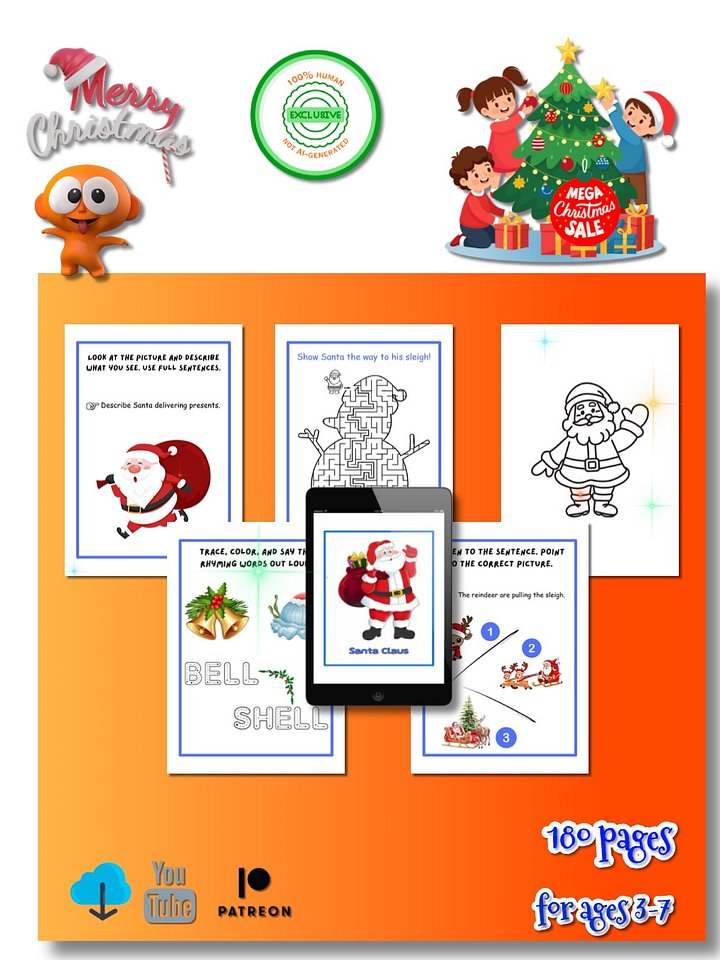 Christmas Bundle for Toddlers and Preschoolers product image (1)