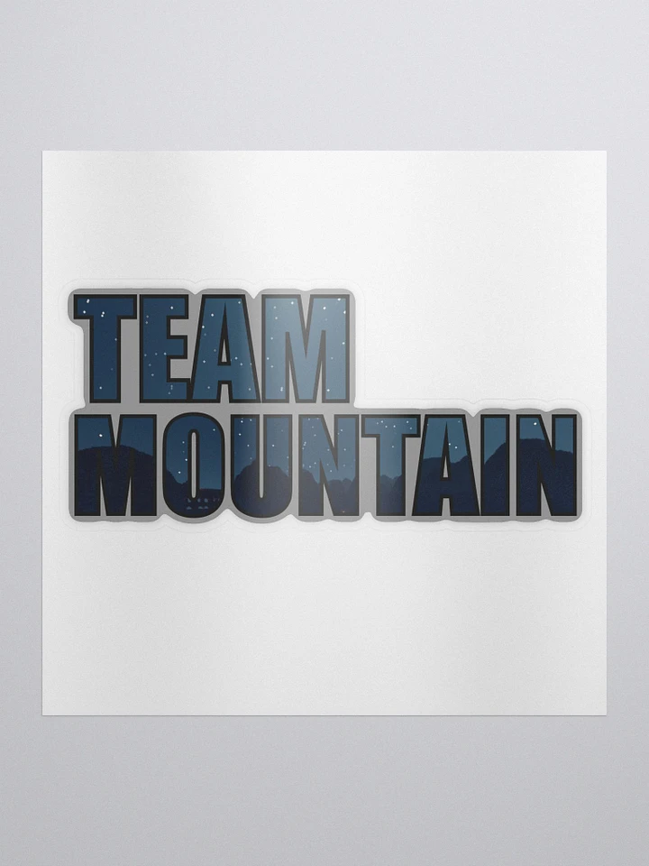 Team Mountain Sticker product image (1)