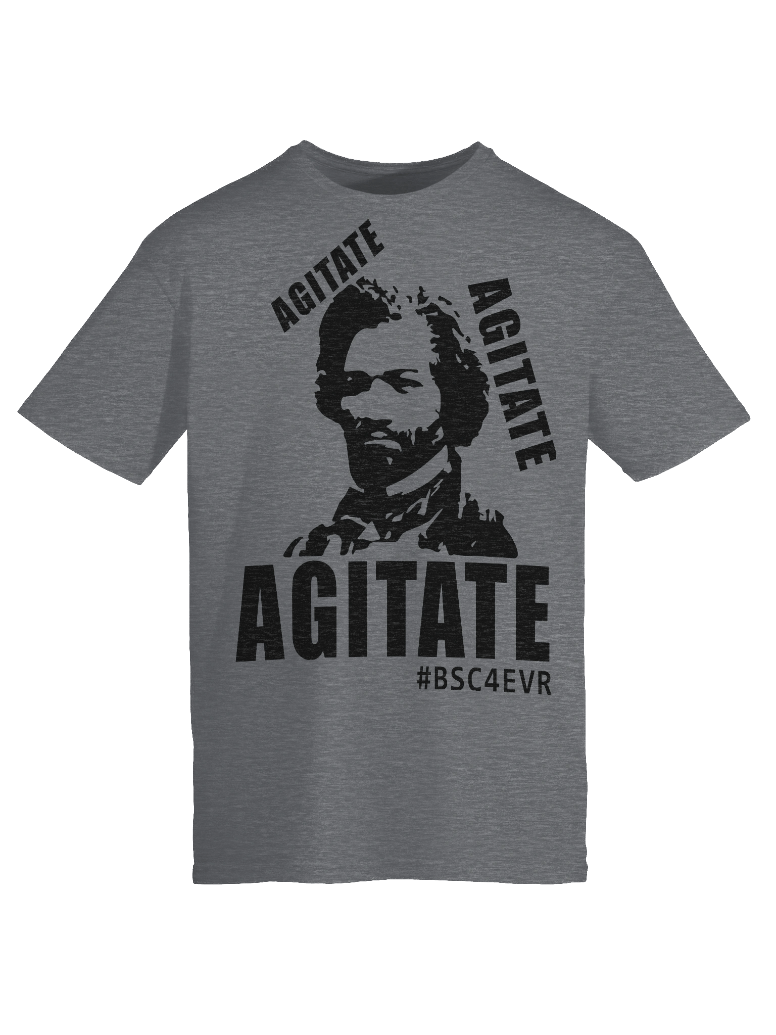 FREDERICK DOUGLASS AGITATE (BLACK) UNISEX T-SHIRT product image (9)