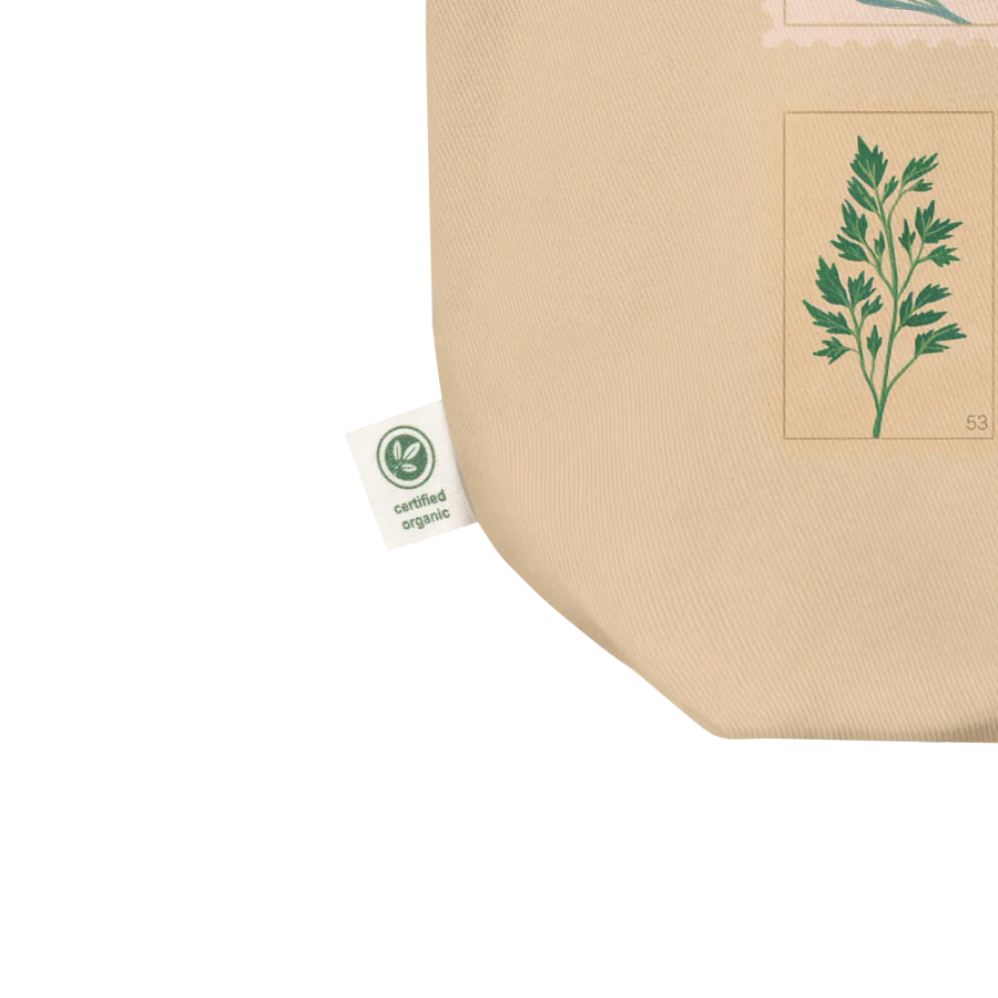 Vintage Botanical Stamp Collection Tote Bag product image (3)