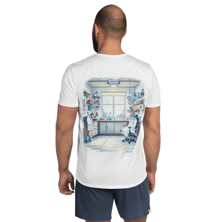 Mad Scientist Unleashed All-Over Print Athletic Tee product image (2)