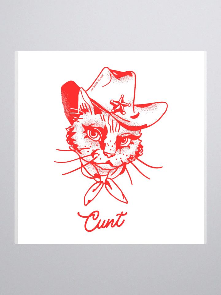kitty cunt sticker product image (1)