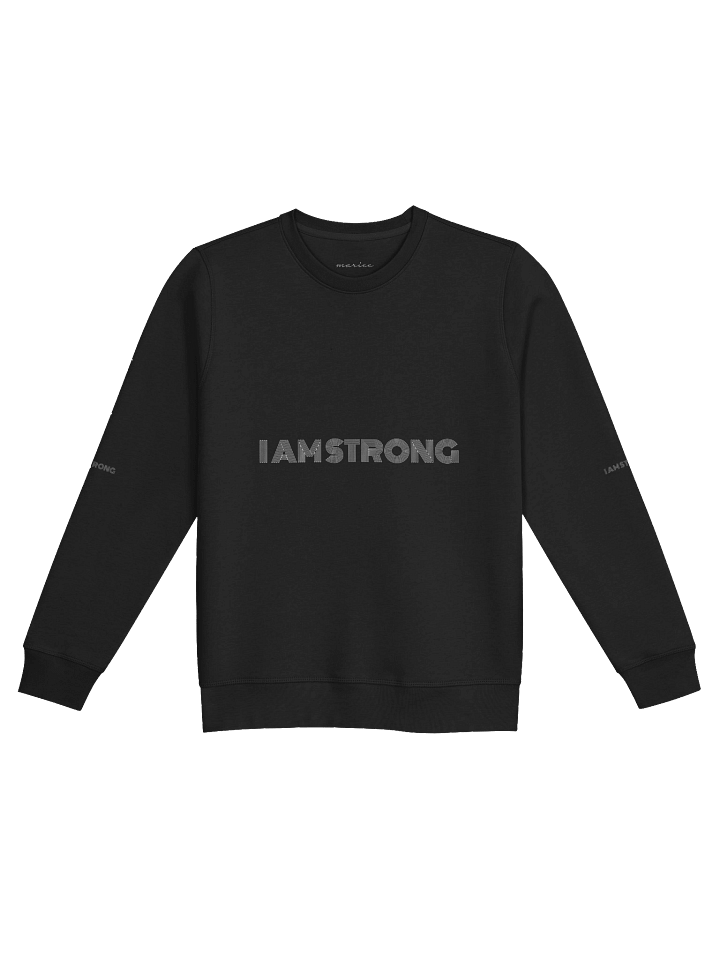 I Am Strong Organic Comfort Unisex Sweatshirt product image (1)