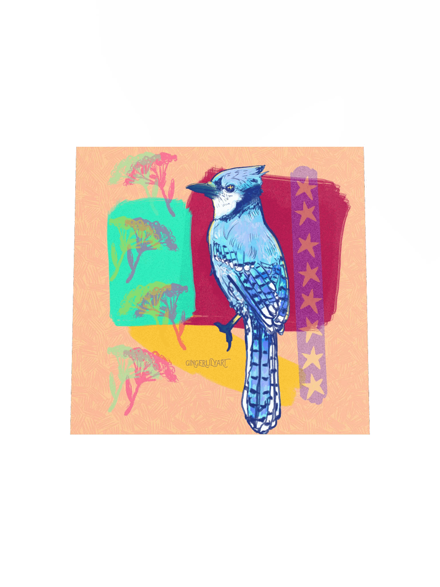 blue jay print product image (15)