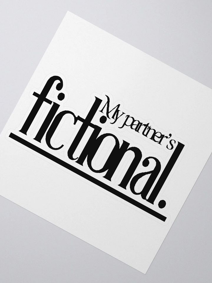 Sticker My Partner's Fictional product image (2)