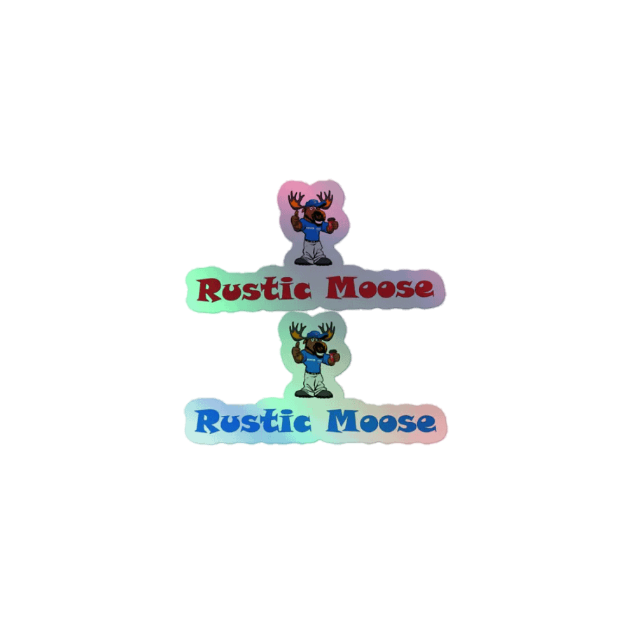 RusticMoose hologlyphic stickers product image (1)