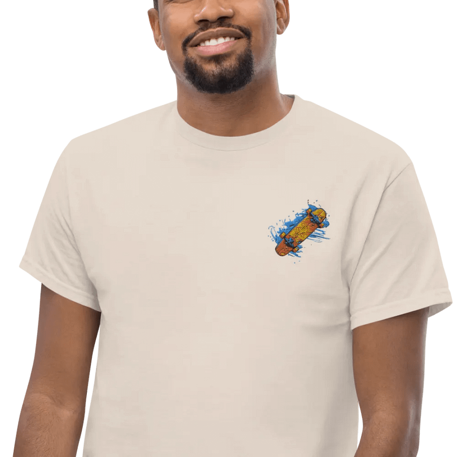Wild Wet Skateboard Embodied T-shirt product image (31)