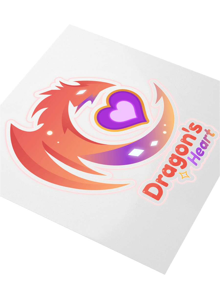 Dragon's Heart Sticker product image (3)