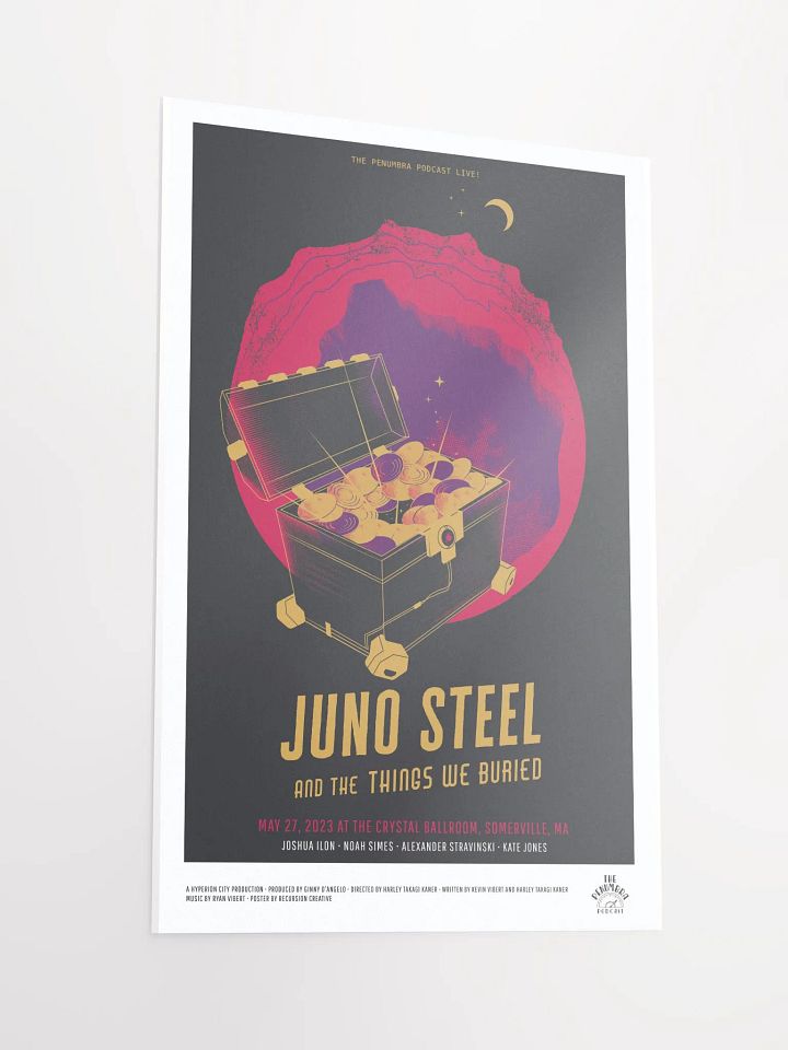 Juno Steel and the Things We Buried LIVE Show Poster product image (2)